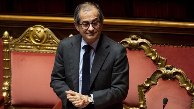 Wirtschaftsminister Giovanni Tria Wirtschaftsminister Giovanni Tria