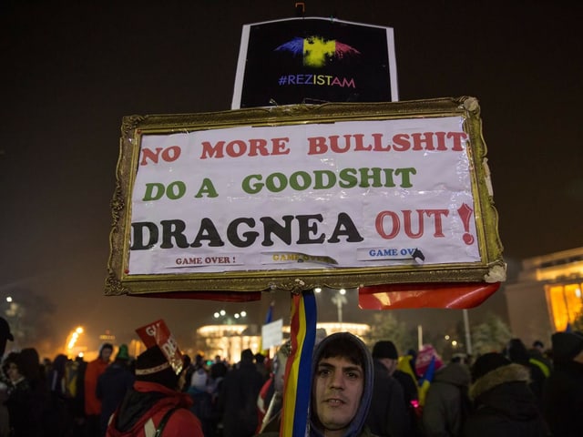 Nochmals Demo, nochmals no-more-Bullshit-schild Nochmals Demo, nochmals no-more-Bullshit-schild