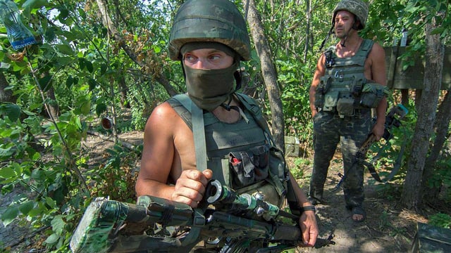 Ukranische Soldaten Ukranische Soldaten