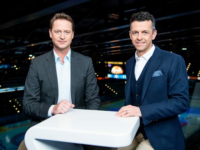 Jann Billeter (und SRF-Experte Mario Rottaris. Jann Billeter (und SRF-Experte Mario Rottaris.