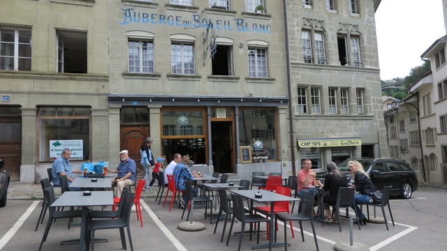 Auberge du soleil blanc in Freiburg Auberge du soleil blanc in Freiburg