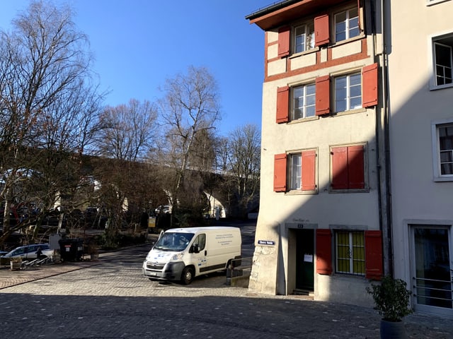 Das Haus Obere Halde 23 in der Altstadt von Baden. Das Haus Obere Halde 23 in der Altstadt von Baden.