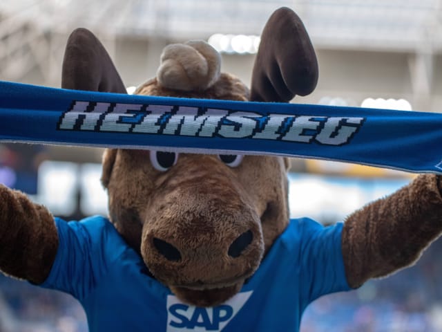 Maskottchen von Hoffenheim.
