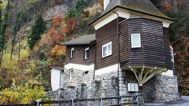 Die alte Talstation. Die alte Talstation.
