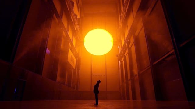 Die «Sonne» von Ólafur Elíasson in der Tate Modern. Die «Sonne» von Ólafur Elíasson in der Tate Modern.