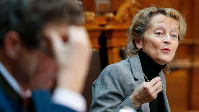 Eveline Widmer-Schlumpf am Montag im Ständerat. Eveline Widmer-Schlumpf am Montag im Ständerat.