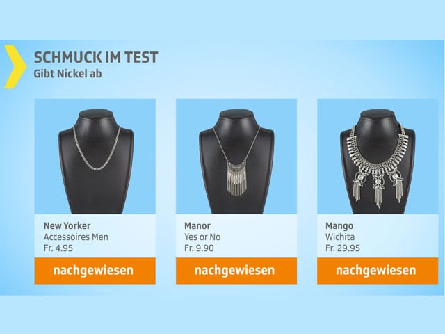 Wo ist Nickel enthalten Schmuck? Wo ist Nickel enthalten Schmuck?