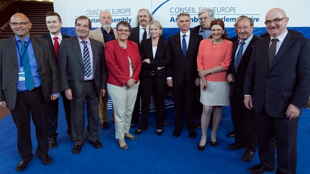 Die Schweizer Delegation in der parlamentarischen Vertretung Die Schweizer Delegation in der parlamentarischen Vertretung