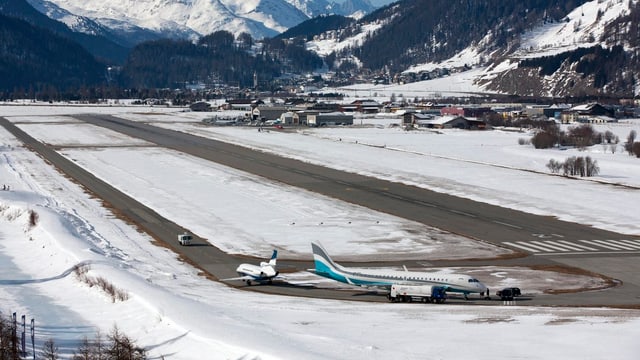 Piste des Airport Engadin Piste des Airport Engadin