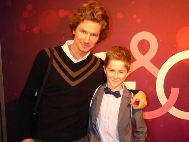Joshua Broger mit Iouri Podladtchikov