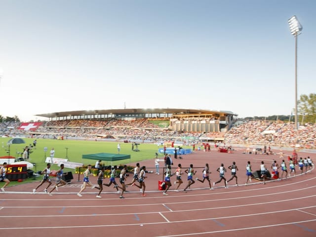 Die Athletissima in Lausanne. Die Athletissima in Lausanne.