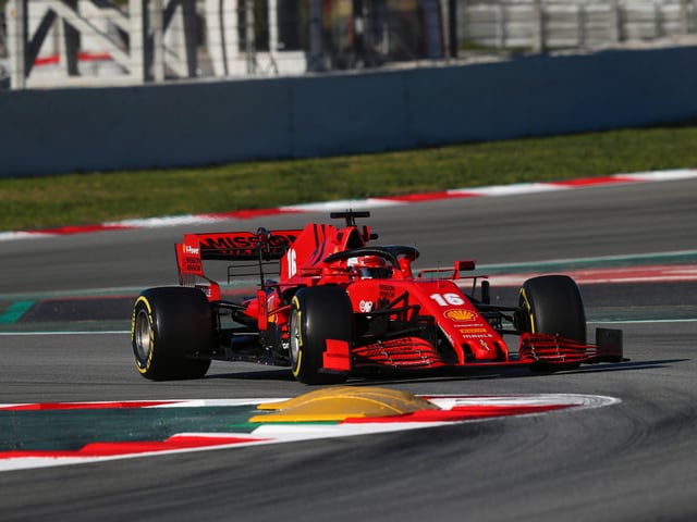 Ein Ferrari-Bolide. Ein Ferrari-Bolide.