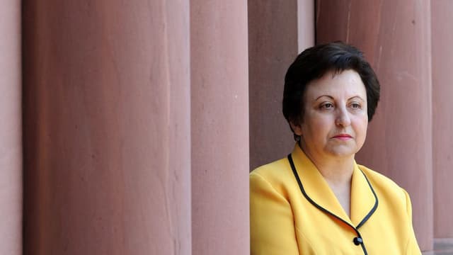 Friedensnobelpreisträgerin Shirin Ebadi. Friedensnobelpreisträgerin Shirin Ebadi.