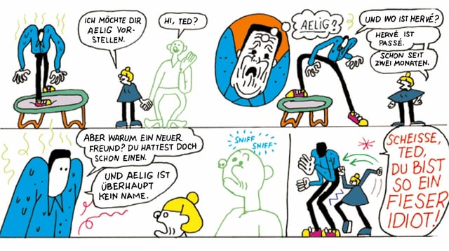 Auschnitt aus dem Comic Auschnitt aus dem Comic