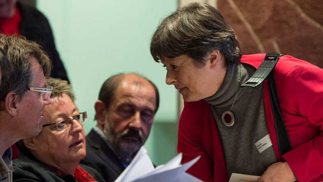 Nationalrätin Margret Kiener Nellen an der DV der SP Kanton Bern Nationalrätin Margret Kiener Nellen an der DV der SP Kanton Bern