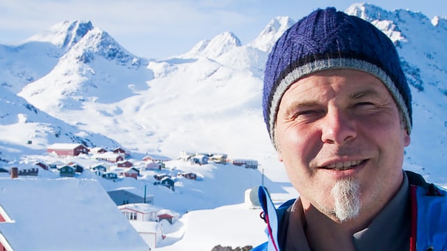 Multimediajournalist Robert Hansen in Grönland Multimediajournalist Robert Hansen in Grönland