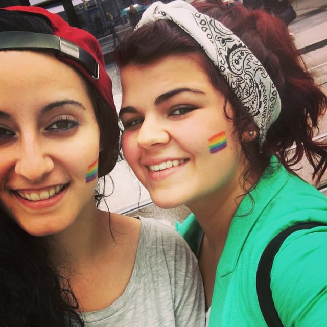 Dania und Tiziana an der Prie-Zürich Dania und Tiziana an der Prie-Zürich