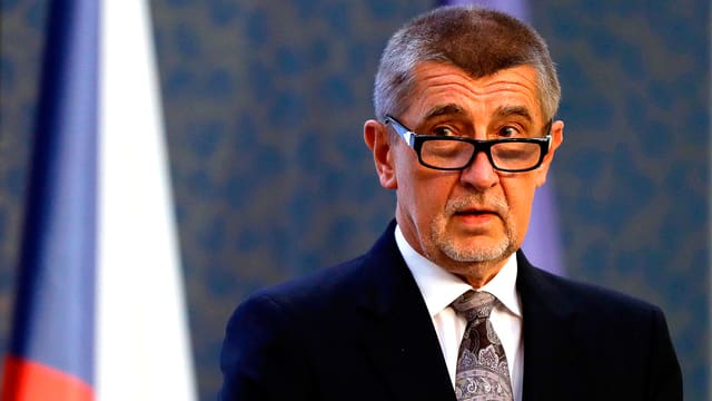 Der amtierende Ministerpräsidenten Andrej Babis. Der amtierende Ministerpräsidenten Andrej Babis.