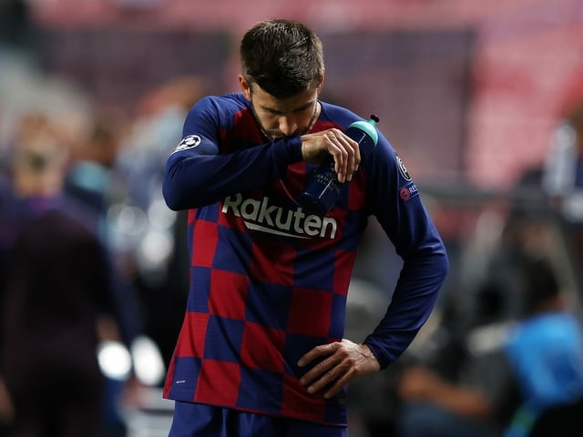 Barcelona-Verteidiger Gerard Piqué. Barcelona-Verteidiger Gerard Piqué.