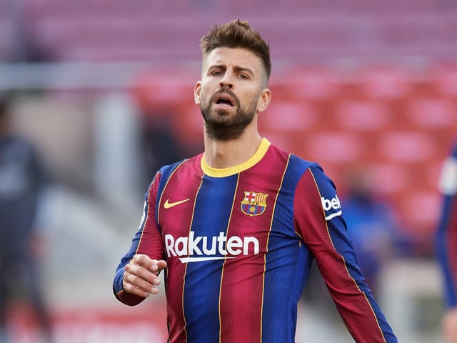 Barcelona-Verteidiger Gerard Piqué. Barcelona-Verteidiger Gerard Piqué.