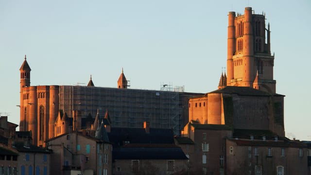 Die Kathedrale in der Abendsonne. Die Kathedrale in der Abendsonne.