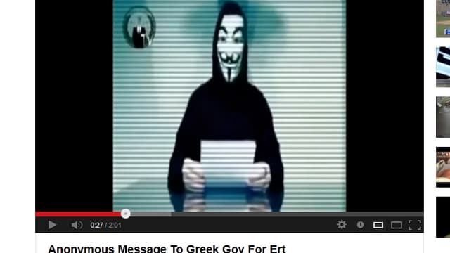 Ausschnitt aus Youtube-Clip. Ausschnitt aus Youtube-Clip.