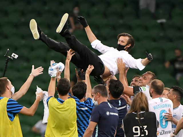 Zenit St Petersburg bejubelt Meistertitel