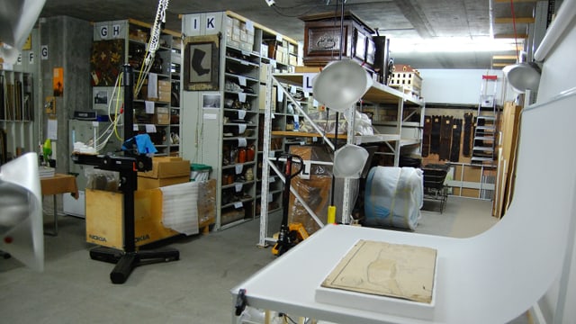 Lagerhaus des Museums. Lagerhaus des Museums.