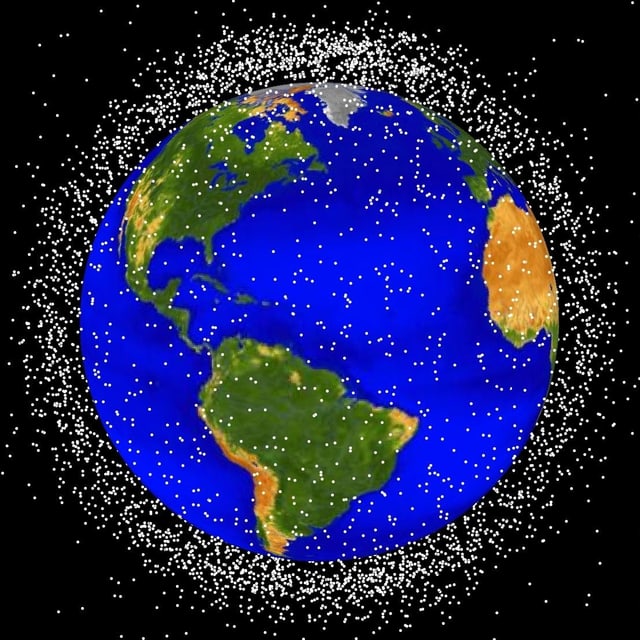 Die Grafik zeigt die Verteilung im «Low Earth Orbit», als bis rund 2000 Kilometer über der Erdoberfläche. Die Grafik zeigt die Verteilung im «Low Earth Orbit», als bis rund 2000 Kilometer über der Erdoberfläche.