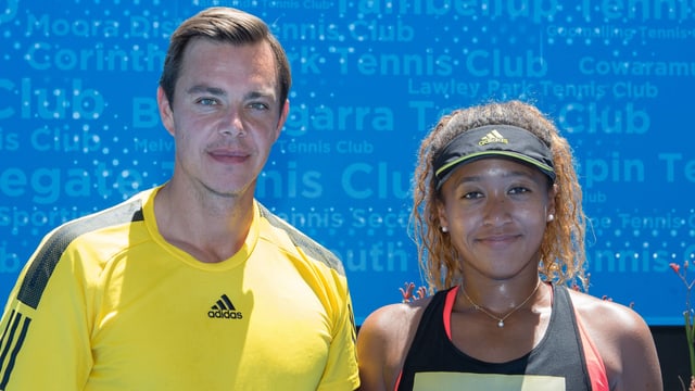 Sascha Bajin und Naomi Osaka. Sascha Bajin und Naomi Osaka.
