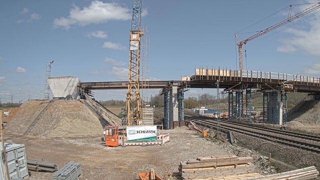 Die Brücke bei Auggen. Die Brücke bei Auggen.