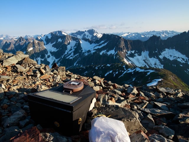 Noch genauer: Diese Toilette steht im North Cascades National Park.