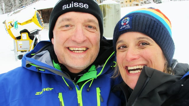 Marcel Hähni und Riccarda Trepp stehen nebeneinander. Marcel Hähni und Riccarda Trepp stehen nebeneinander.