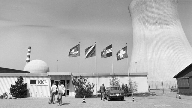 AKW Leibstadt im Jahr 1984
