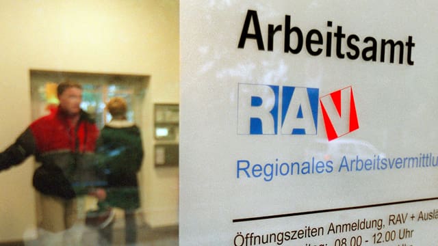Blick auf den Empfang des Arbeitsamtes Blick auf den Empfang des Arbeitsamtes