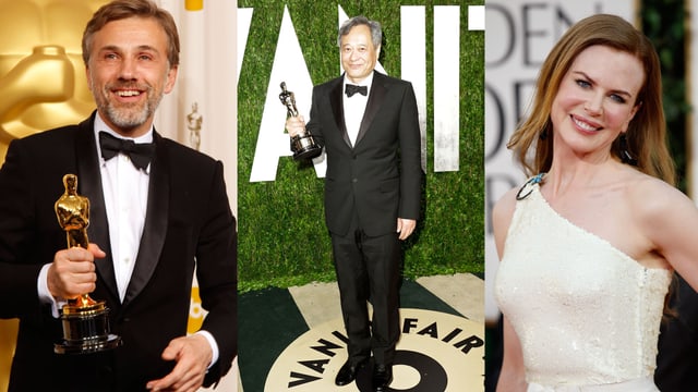 Christoph Waltz, Ang Lee, Nicole Kidman Christoph Waltz, Ang Lee, Nicole Kidman