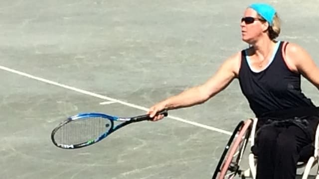 Karin Suter-Erath über ihre Faszination für Badminton, im Rollstuhl