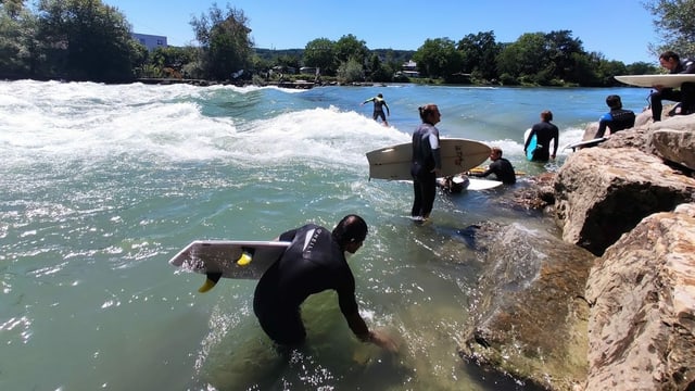 Surfer Schlange Surfer Schlange