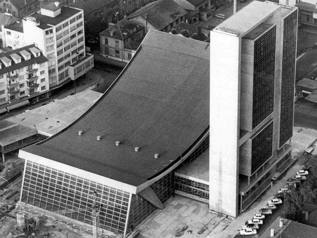 Bieler Kongresshaus von oben Bieler Kongresshaus von oben