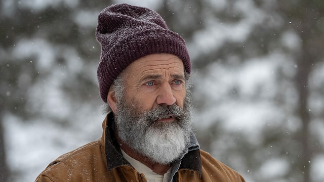 Mel Gibson in einer Nahaufnahme als «Fatman». Mel Gibson in einer Nahaufnahme als «Fatman».
