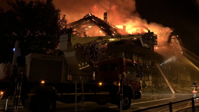 Brand im Rössli Brand im Rössli