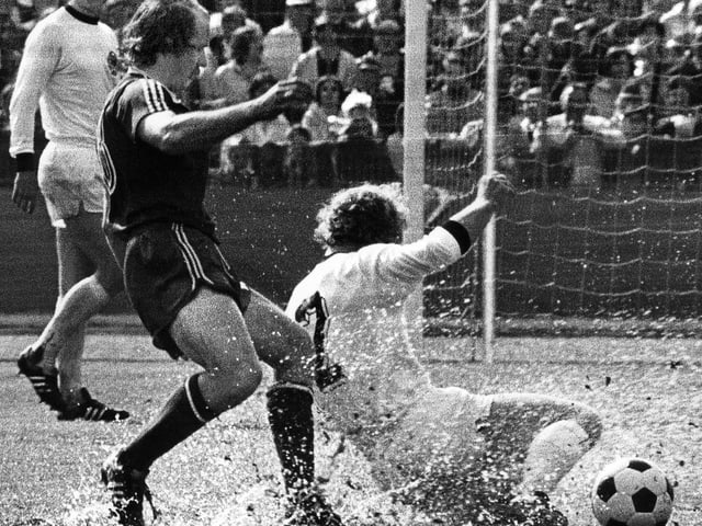 Grzegorz Lato bei der WM 1974.