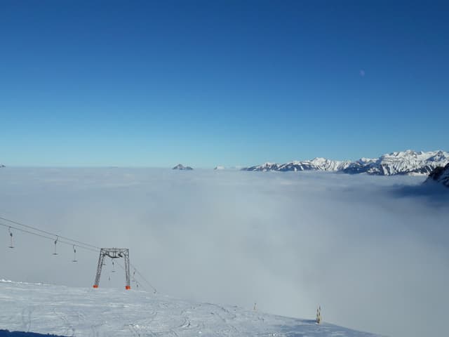 Auch auf der Mörlialp scheint die Sonne.