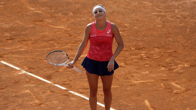 Timea Bacsinszky unterliegt im Achtelfinal von Rom Karolina Pliskova. Timea Bacsinszky unterliegt im Achtelfinal von Rom Karolina Pliskova.