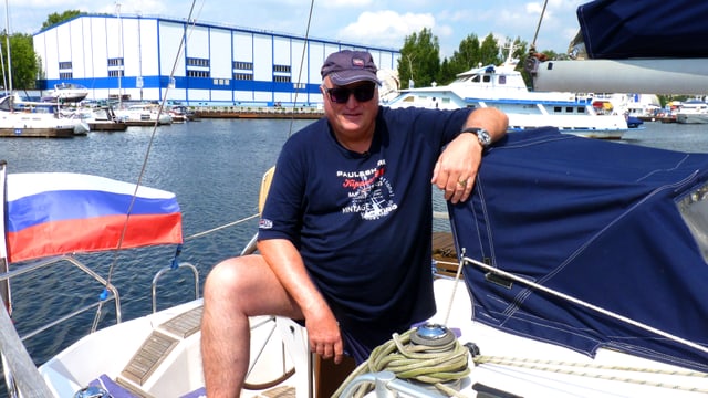 Roland Lei ist leidenschaftlich gerne auf dem Wasser unterwegs Roland Lei ist leidenschaftlich gerne auf dem Wasser unterwegs