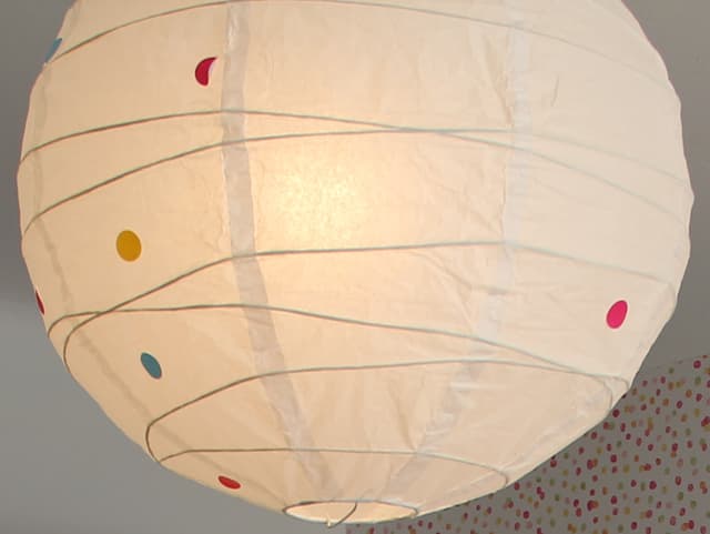 Lampenschirm mit Pünktchen Lampenschirm mit Pünktchen