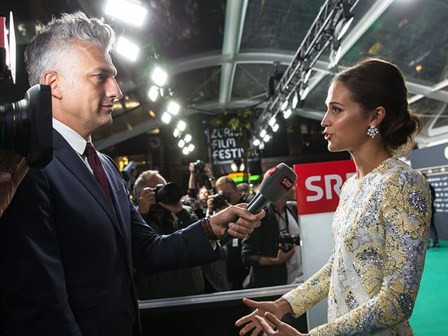 Schauspielerin Alicia Vikander ist der Star von Abend Nr. 2.