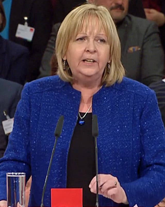 Hannelore Kraft am Rednerpult. Hannelore Kraft am Rednerpult.