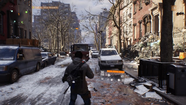 Agent Tyrone in einer Nebenstrasse Manhattans. Agent Tyrone in einer Nebenstrasse Manhattans.