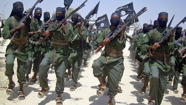 Al-Shabaab-Milizionäre Al-Shabaab-Milizionäre